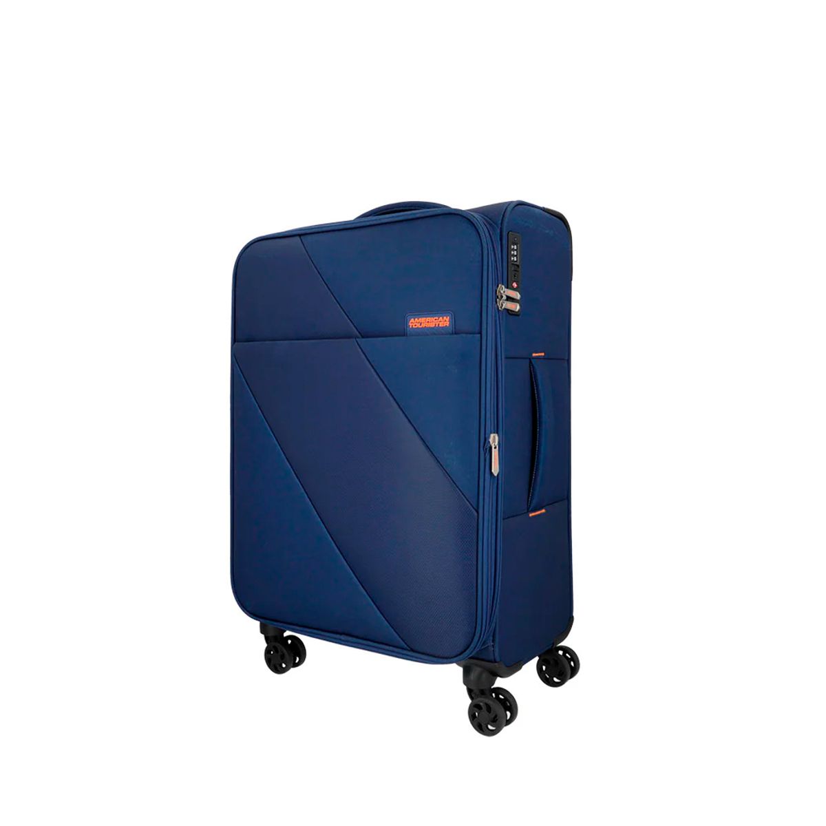 American Tourister - Maleta Sun Break Sp Tsa Exp Mediana Azul Blanda At