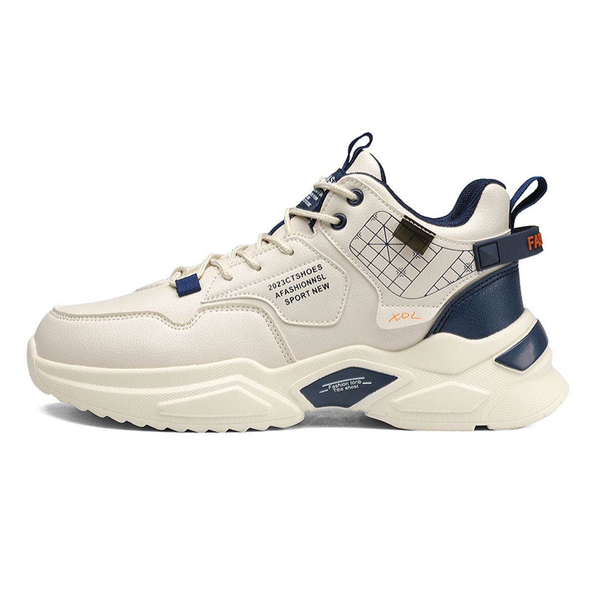 SHANDIAN - Zapatillas Hombre Beige