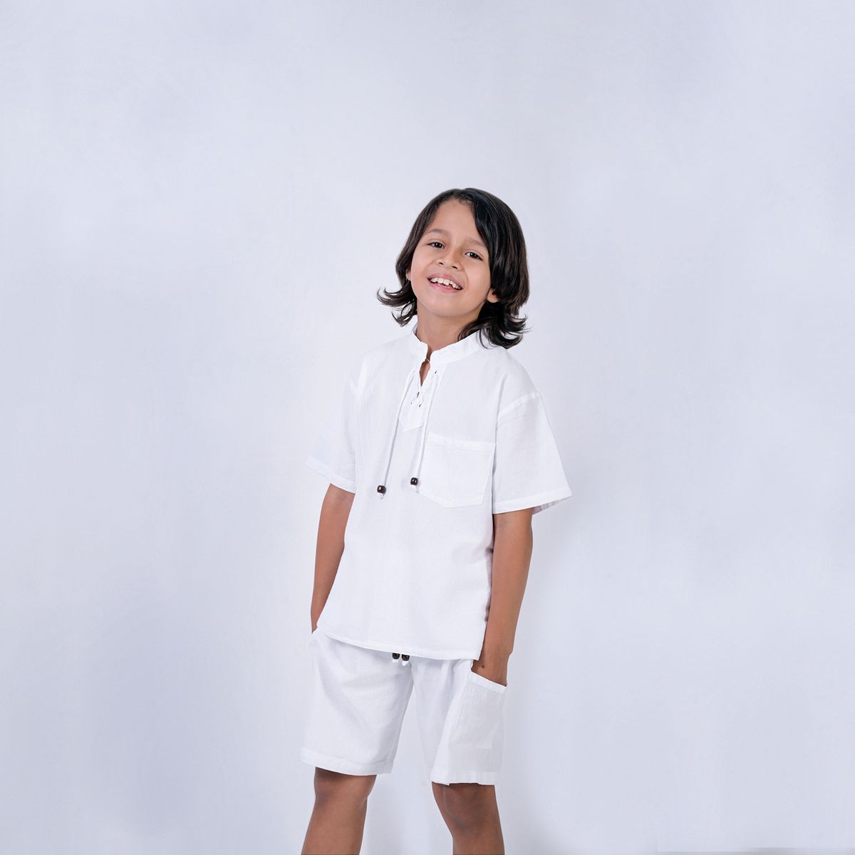 FORBER - CONJUNTO NIÑO BLANCO 2 PIEZAS