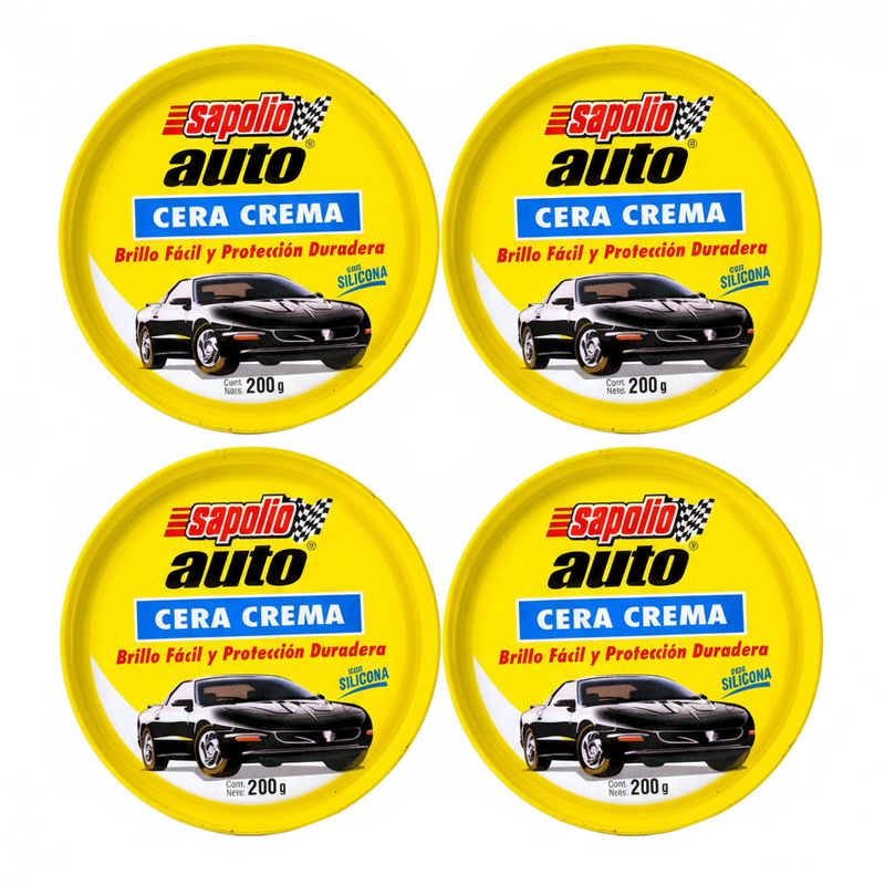 SAPOLIO - Cera para Autos Sapolio 4 und