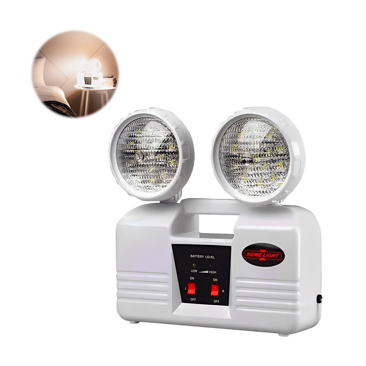 HOME LIGHT - Luz De Emergencia 20 Led 9 Horas Para Escaleras Home Light