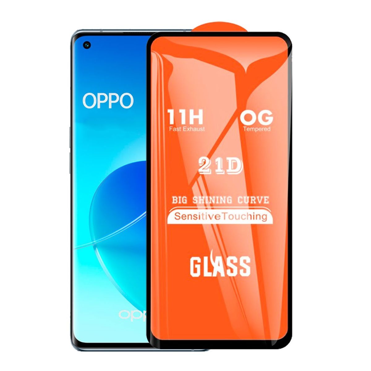 GENERICO - Mica para Oppo A72 5G Protector 21D Antishock