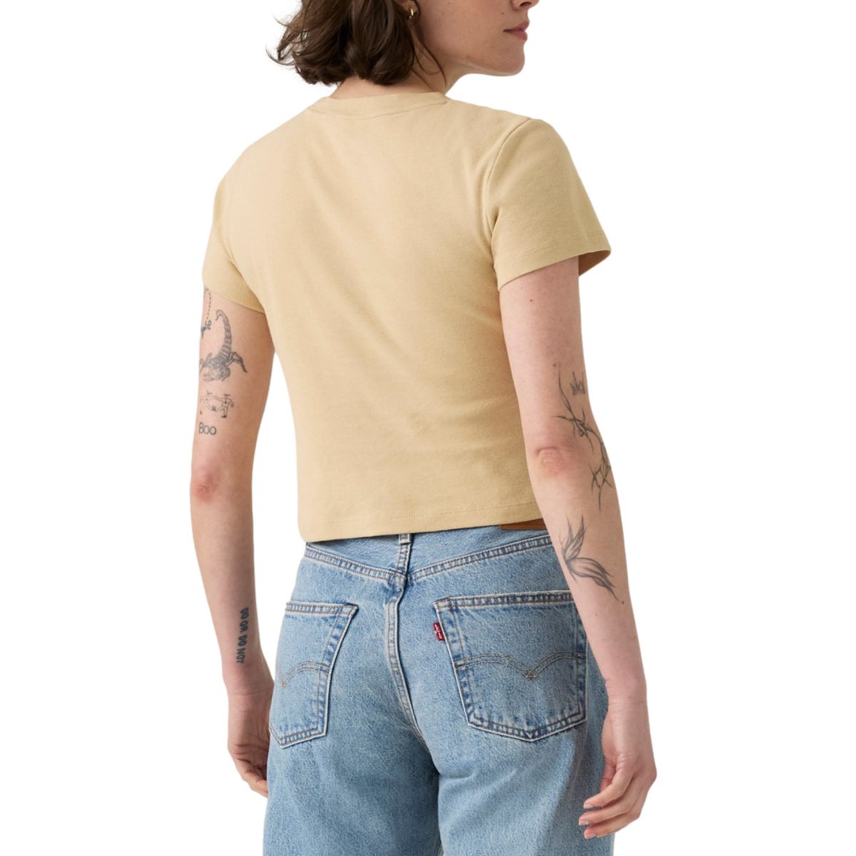 LEVIS - Polo Mujer Essential Sporty Tee Café Levis