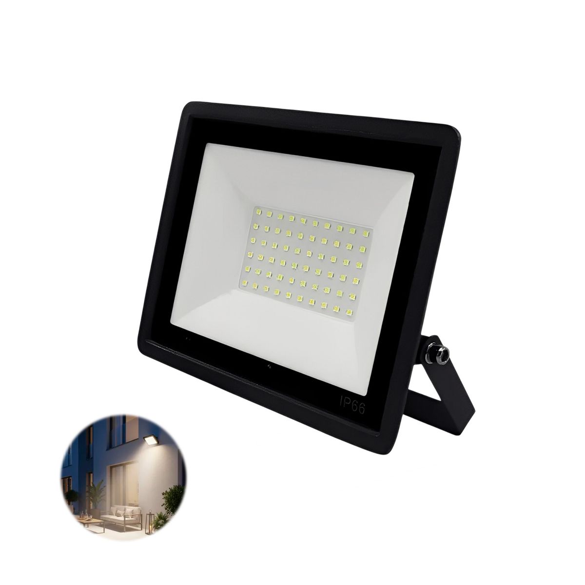 HOME LIGHT - Reflector Led 100w Luz Blanca Resistente Ip66 Home Light