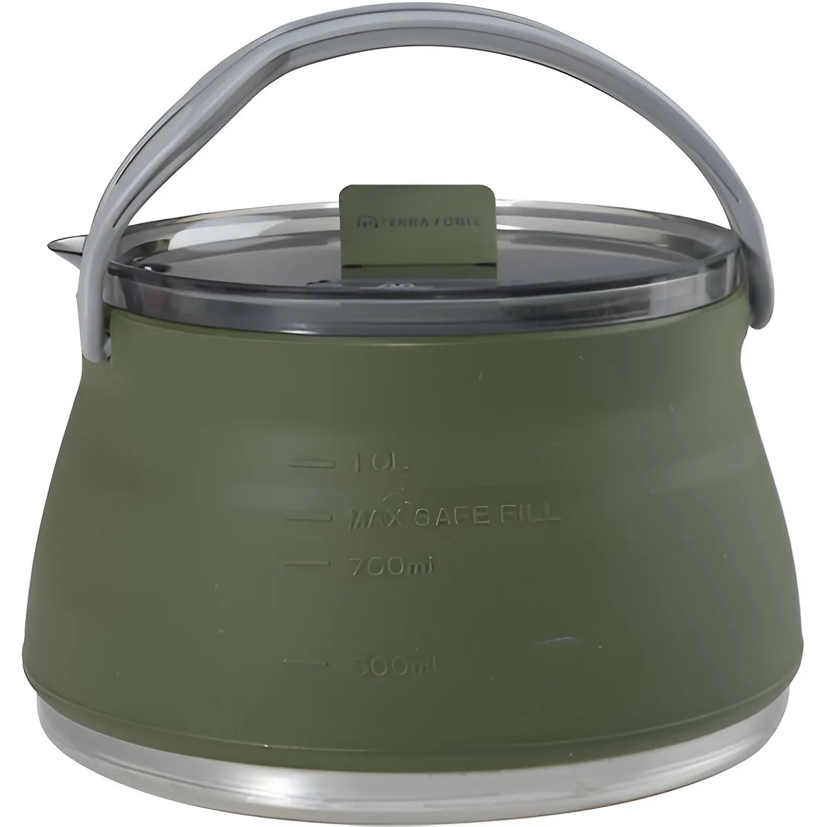TERRA FORCE - Tetera Silicona Plegable 1L Camping