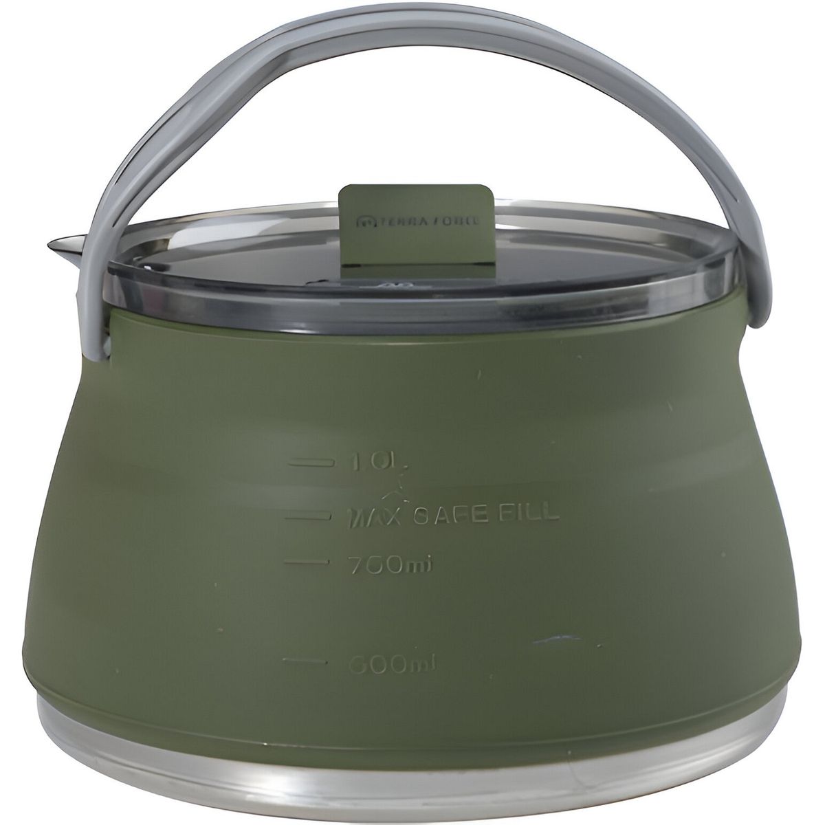 TERRA FORCE - Tetera Silicona Plegable 1L Camping