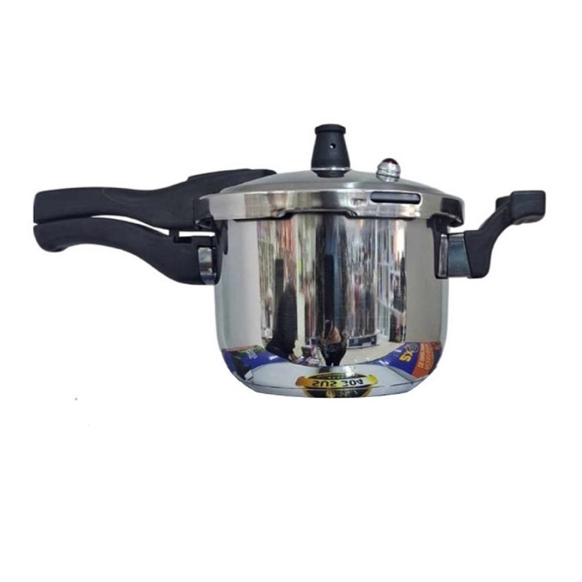 GENERICO - Olla a Presión SUPREMA 5 Litros Acero Inoxidable SU-P006-5L