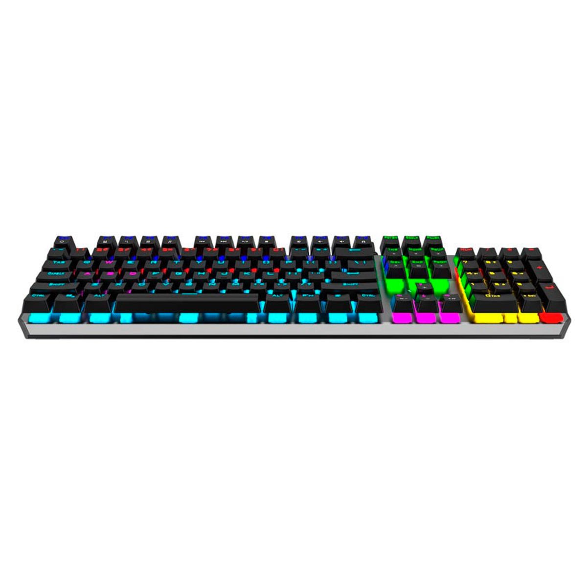 AULA - Teclado Mecánico Aula F2066 II Switch Blue RGB USB para Gaming Oficina