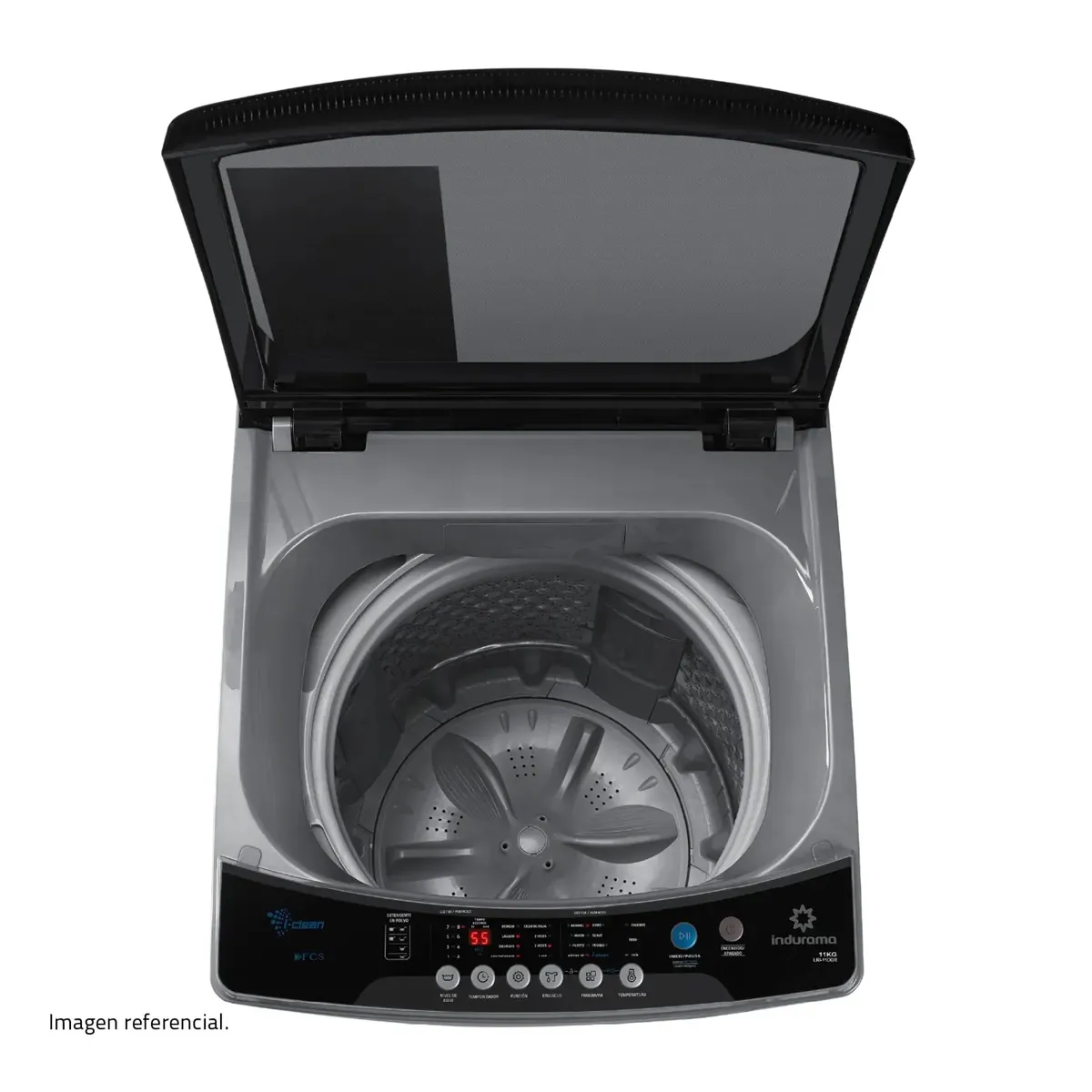 INDURAMA - LAVADORA INDURAMA 18KG LRI-18DGR GRIS OSCURO