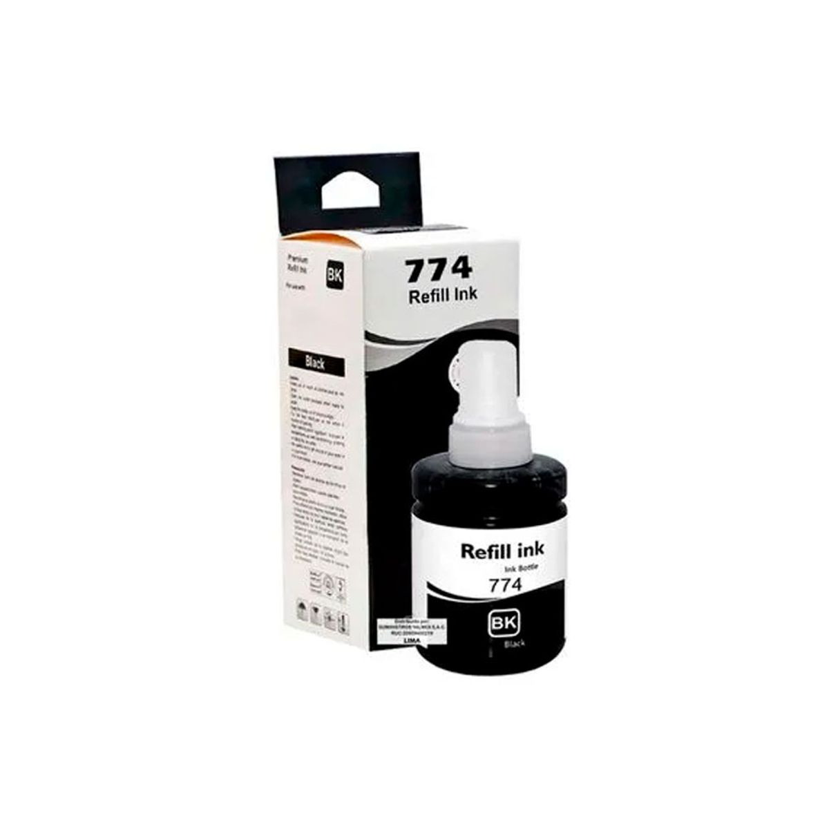 GENERICO - Botella de Tinta Epson T774 Negro Compatible