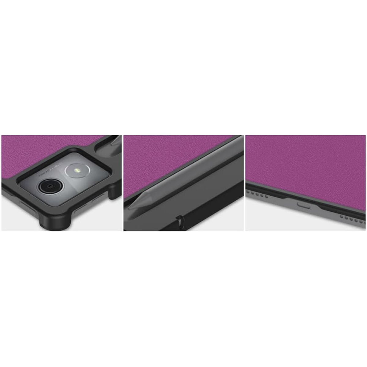 GENERICO - Funda Protector imantado para Lenovo Idea Tab Pro de 12 .7" - MORADO