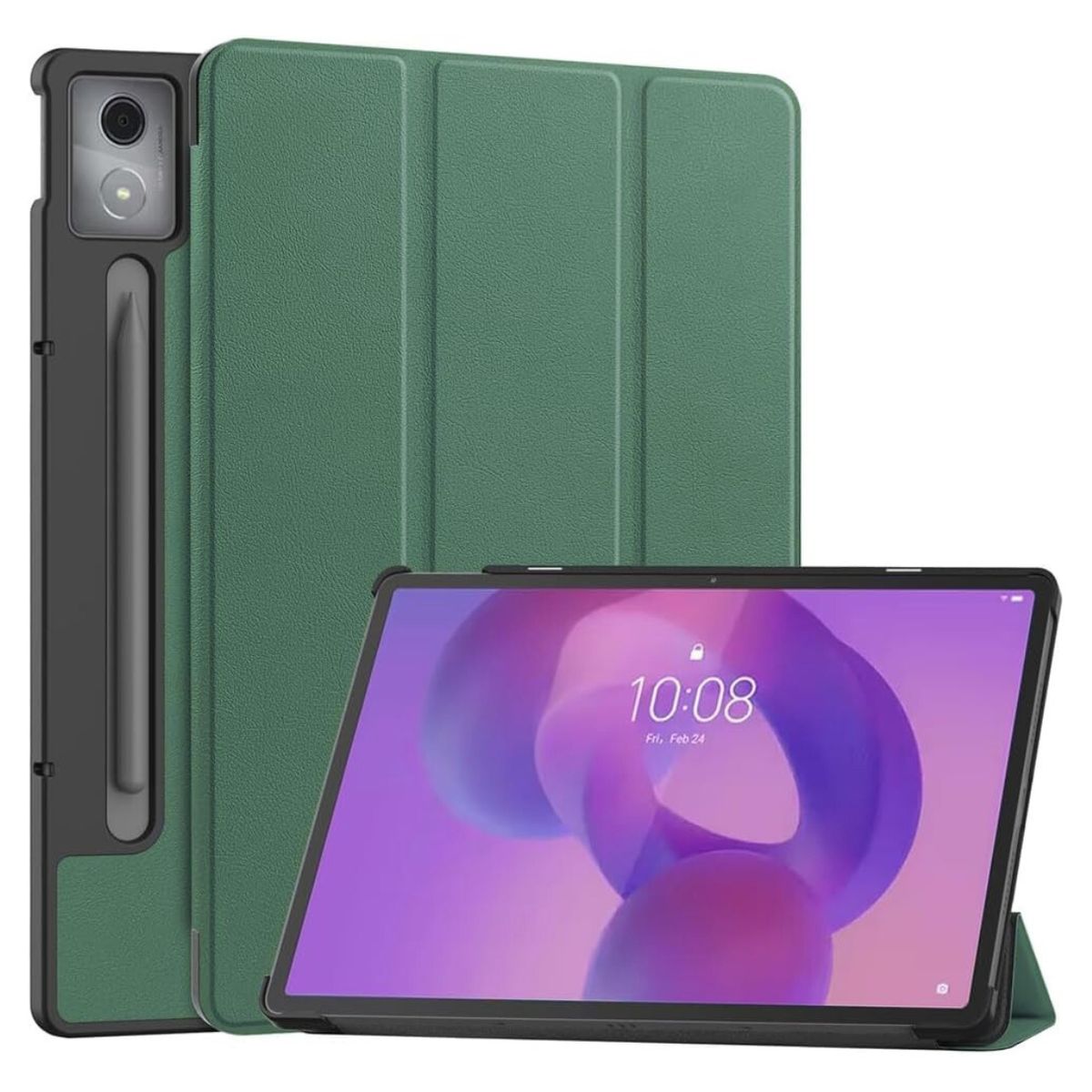 GENERICO - Funda Protector imantado para Lenovo Idea Tab Pro de 12 .7" - VERDE