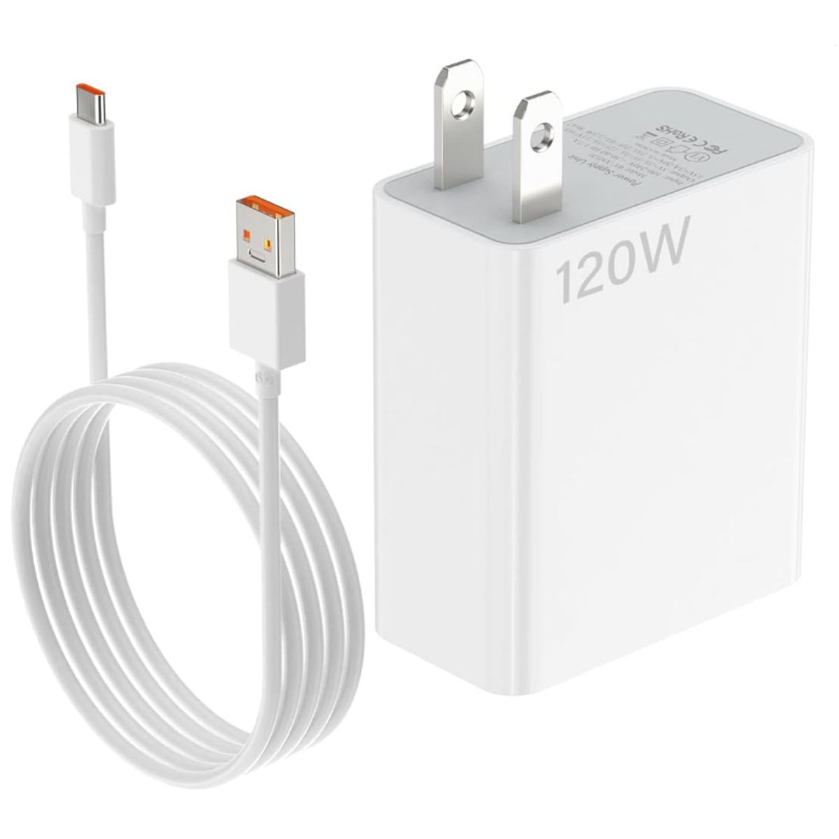 GENERICO - Cargador Para Celular Xiaomi 120W Carga Rápida 120 W Cable Tipo C
