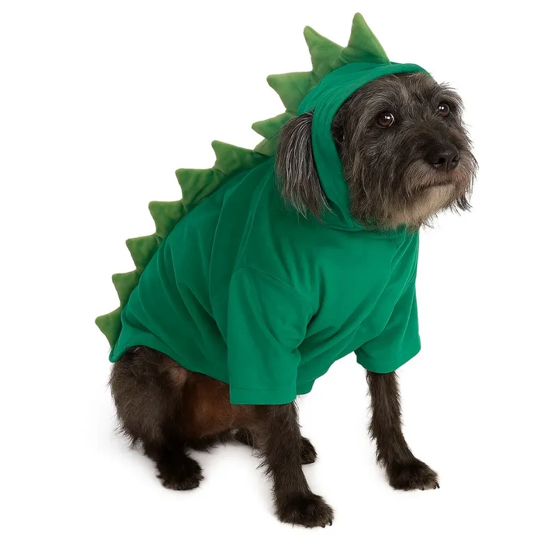 GENERICO - DISFRAZ Pijama de DINOSAURIO para Mascotas Talla 6