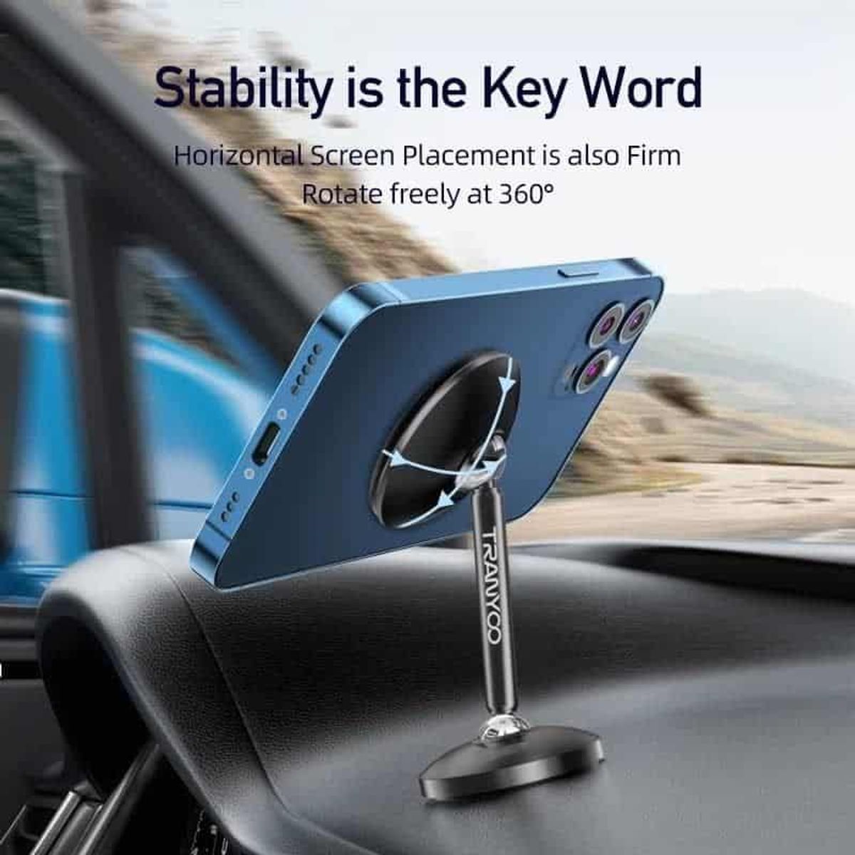 OEM - Soporte Magnético para Teléfono Tranyoo T-Z8 Giratorio 360