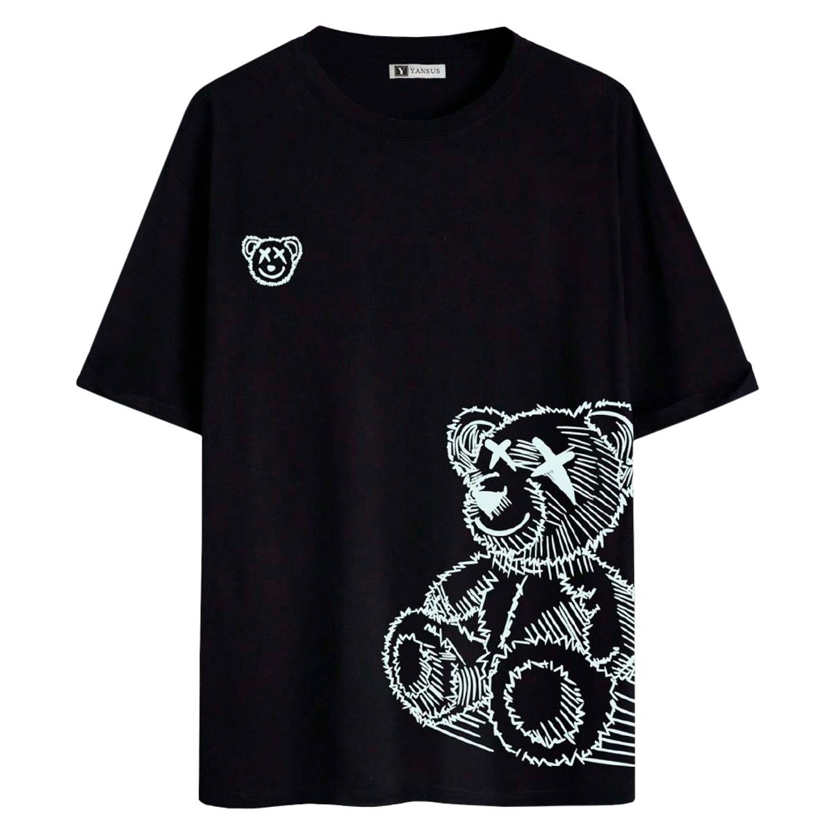YANSUS - Polo Hombre Yansus Estampado Oso