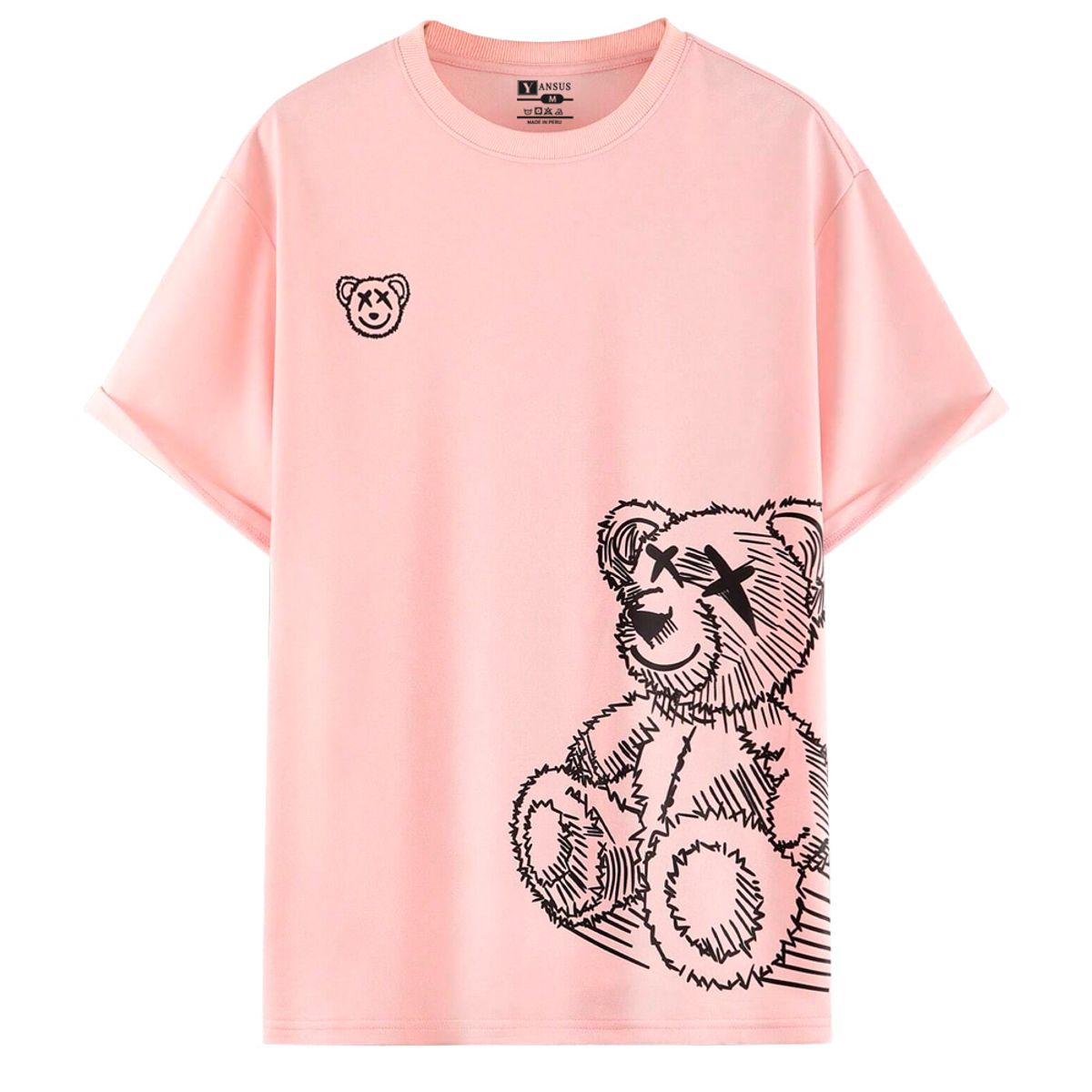 YANSUS - Polo Hombre Yansus Estampado Oso