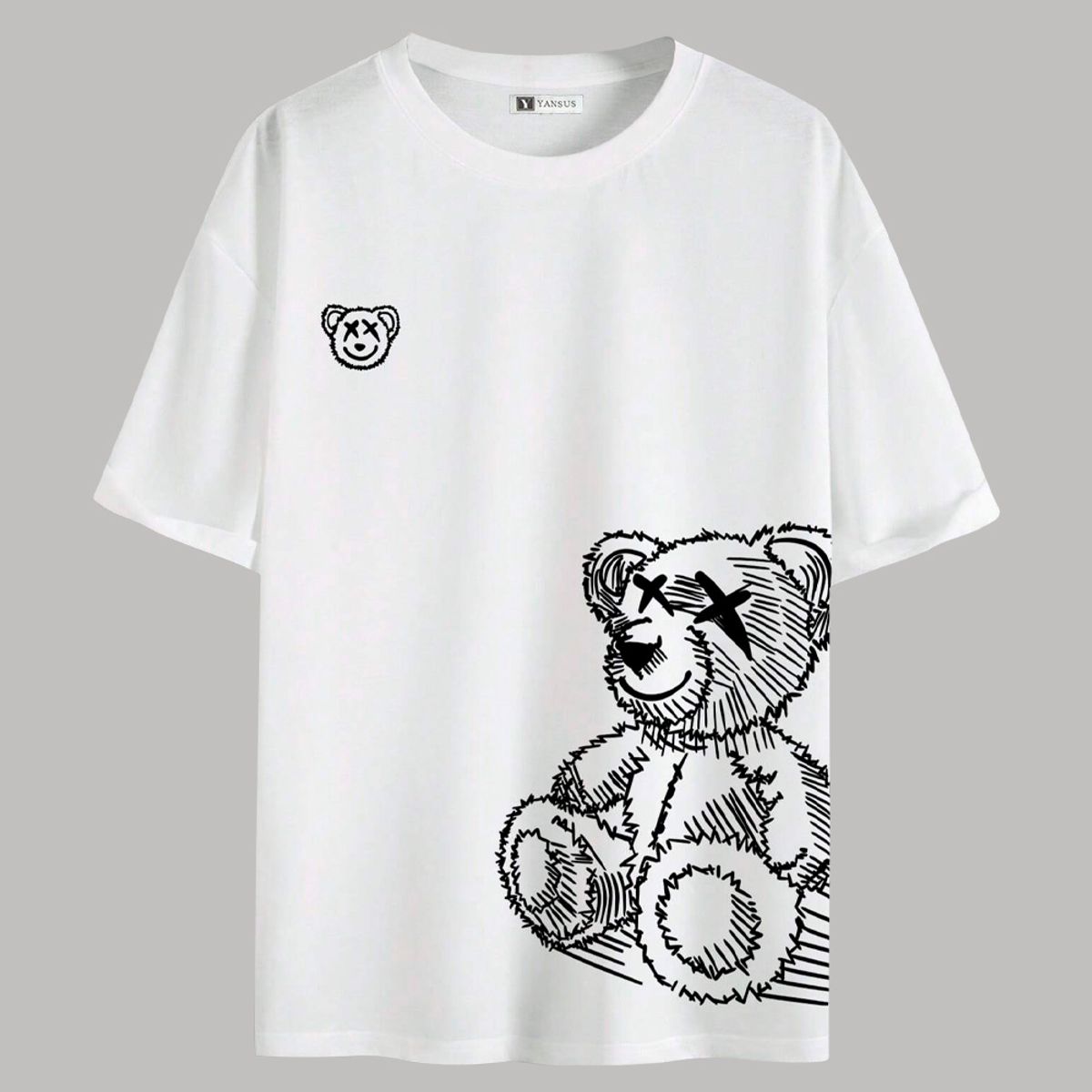 YANSUS - Polo Hombre Yansus Estampado Oso