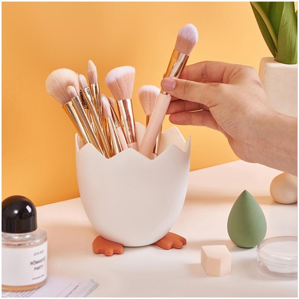 MINARI - Pack x3 Organizador de Maquillaje Cosméticos Porta Brochas H20