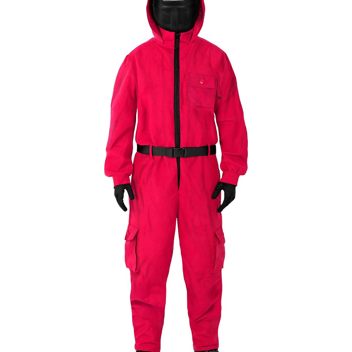 GENERICO - Disfraz Juego de Calamar Guardia Importado talla 14 Niños