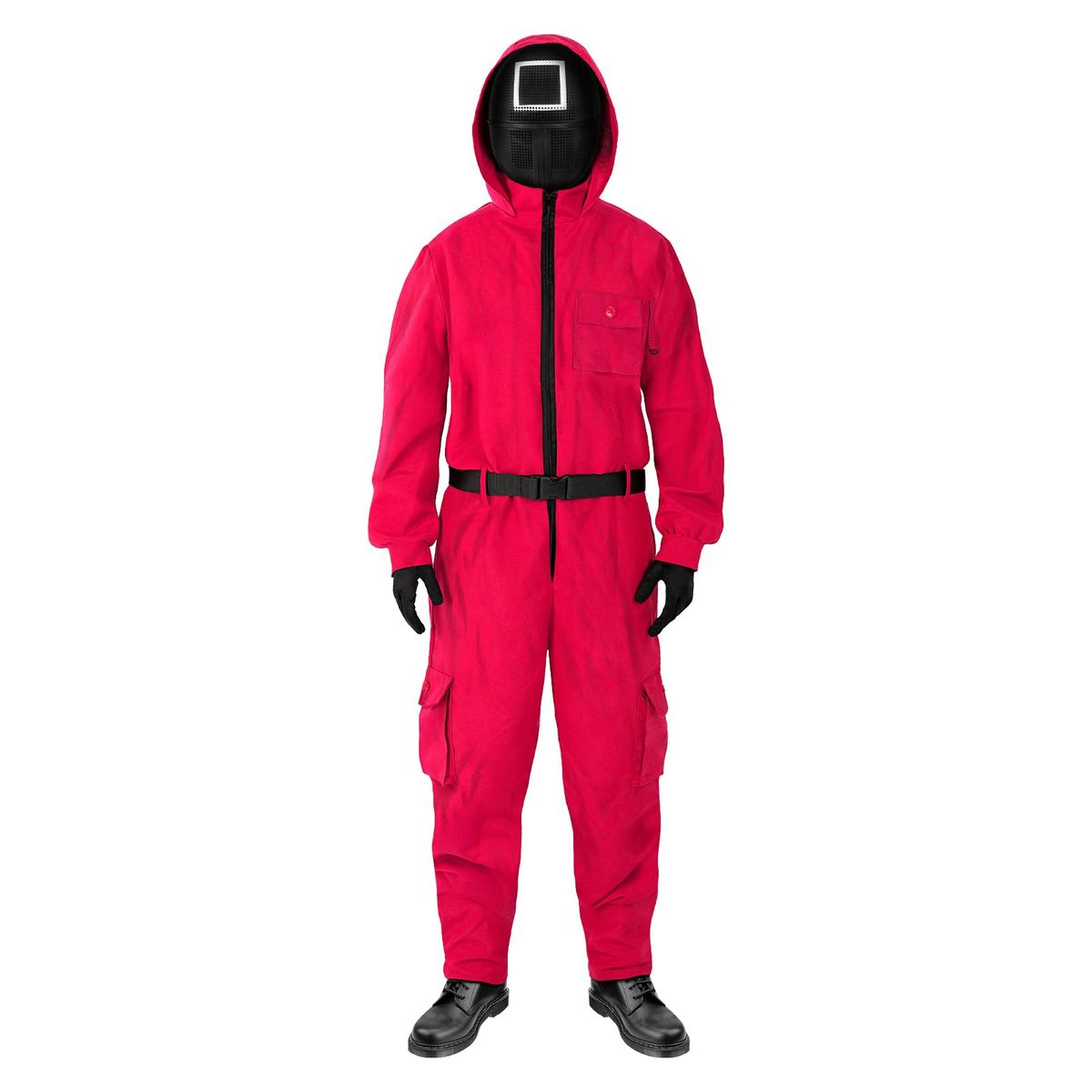 GENERICO - Disfraz Juego de Calamar Guardia Importado talla 14 Niños