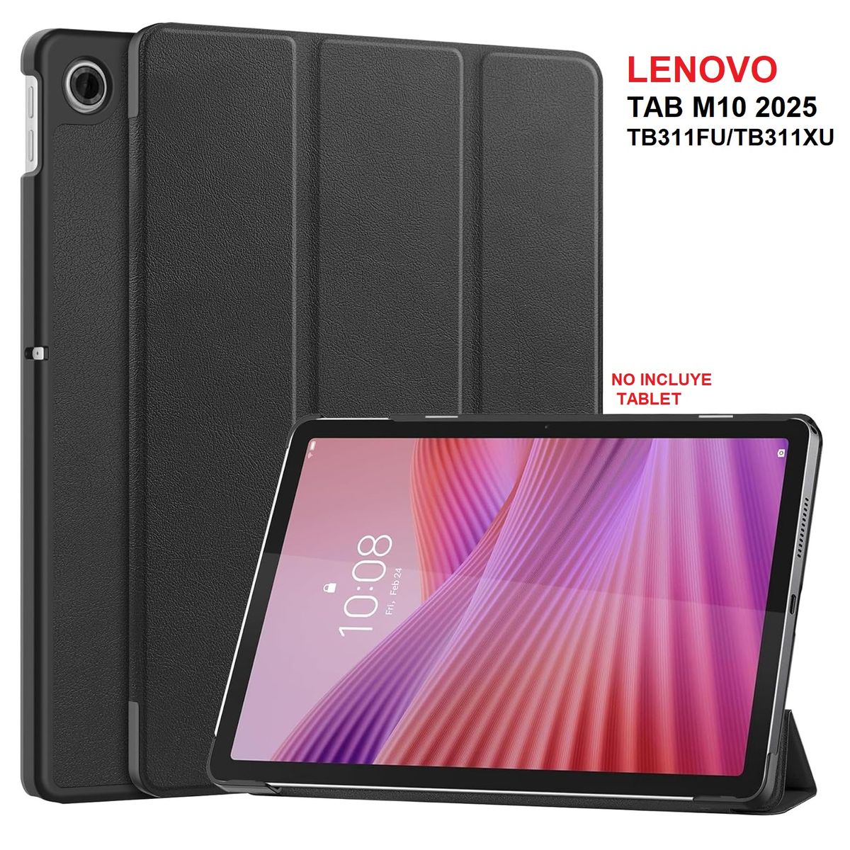 GENERICO - Funda Imantado para Lenovo Tab 10.1 2025 TB311FU TB311XU Smart Case