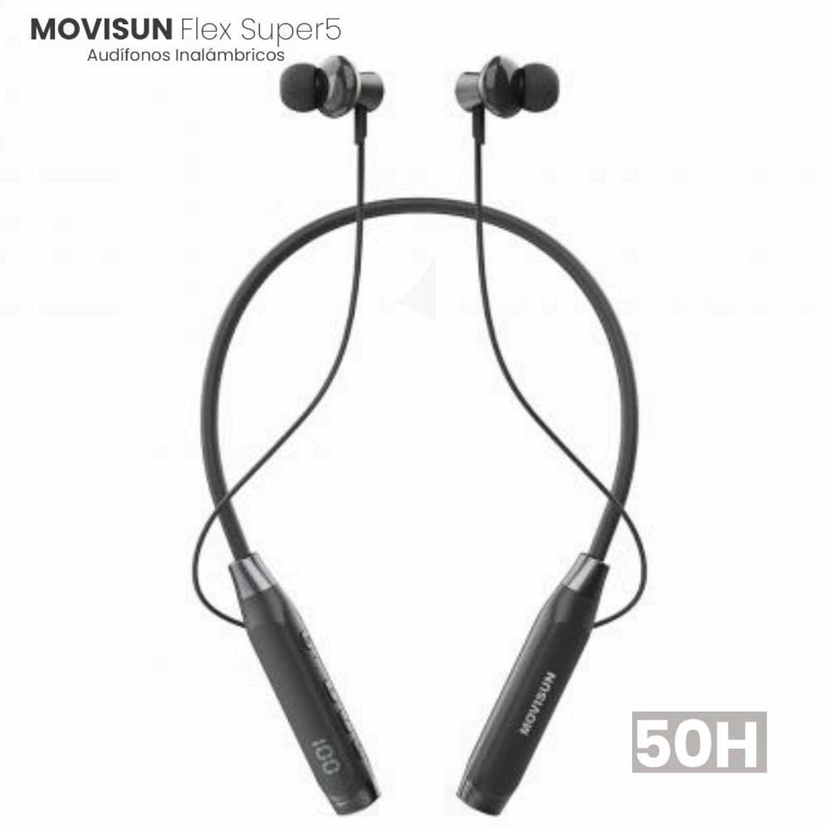 MOVISUN - Audifonos Bluetooth Inalambrico Depoirtivo Movisun Flex Super5
