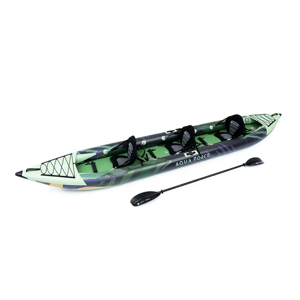 AQUA FORCE - Kayak Inflable Drop Stitch 3 Personas 500cm Toucan