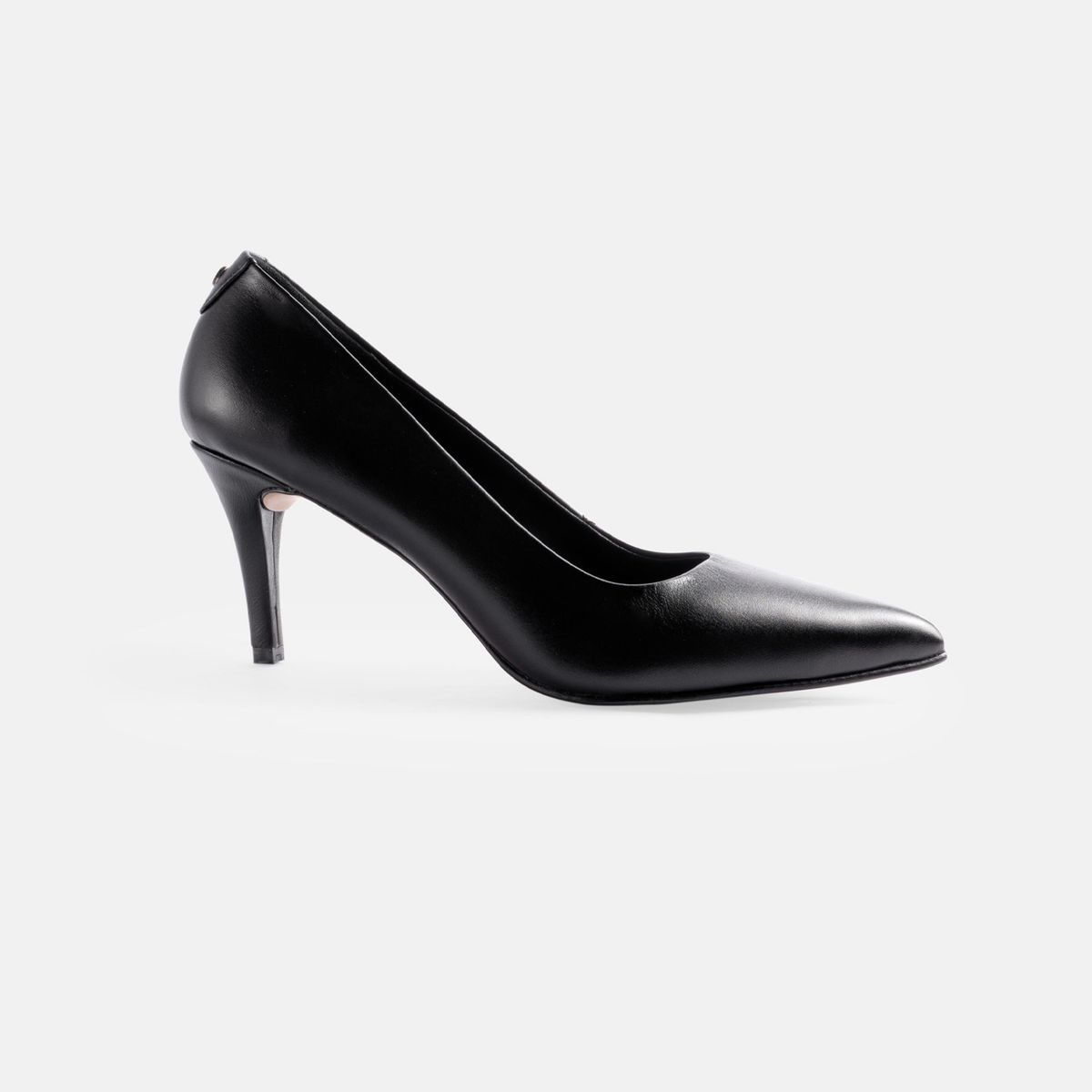 GINO BIGIONI - Stiletto Mujer de cuero EST-70 Negro Napa