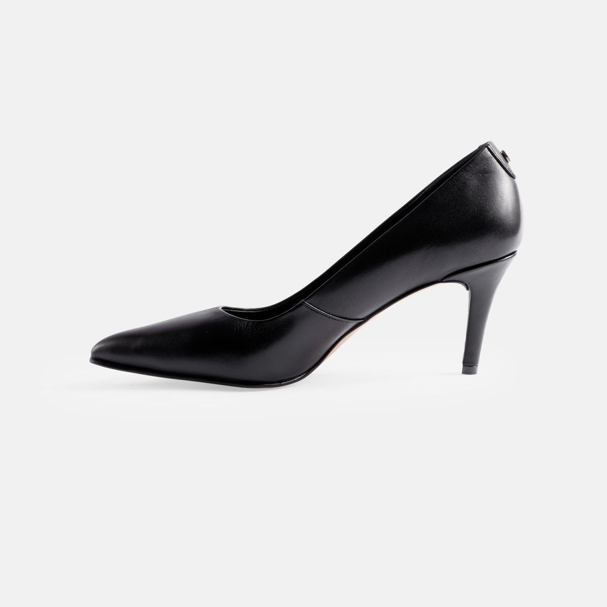 GINO BIGIONI - Stiletto Mujer de cuero EST-70 Negro Napa