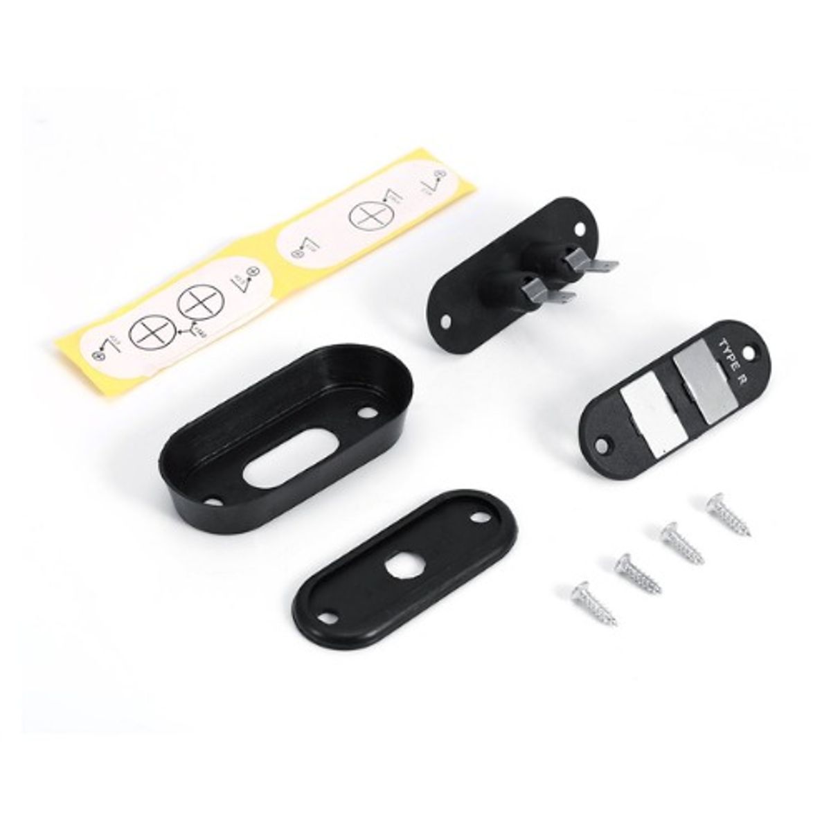 GENERICO - switch De Contacto Puerta Corrediza Automóvil camión Negro