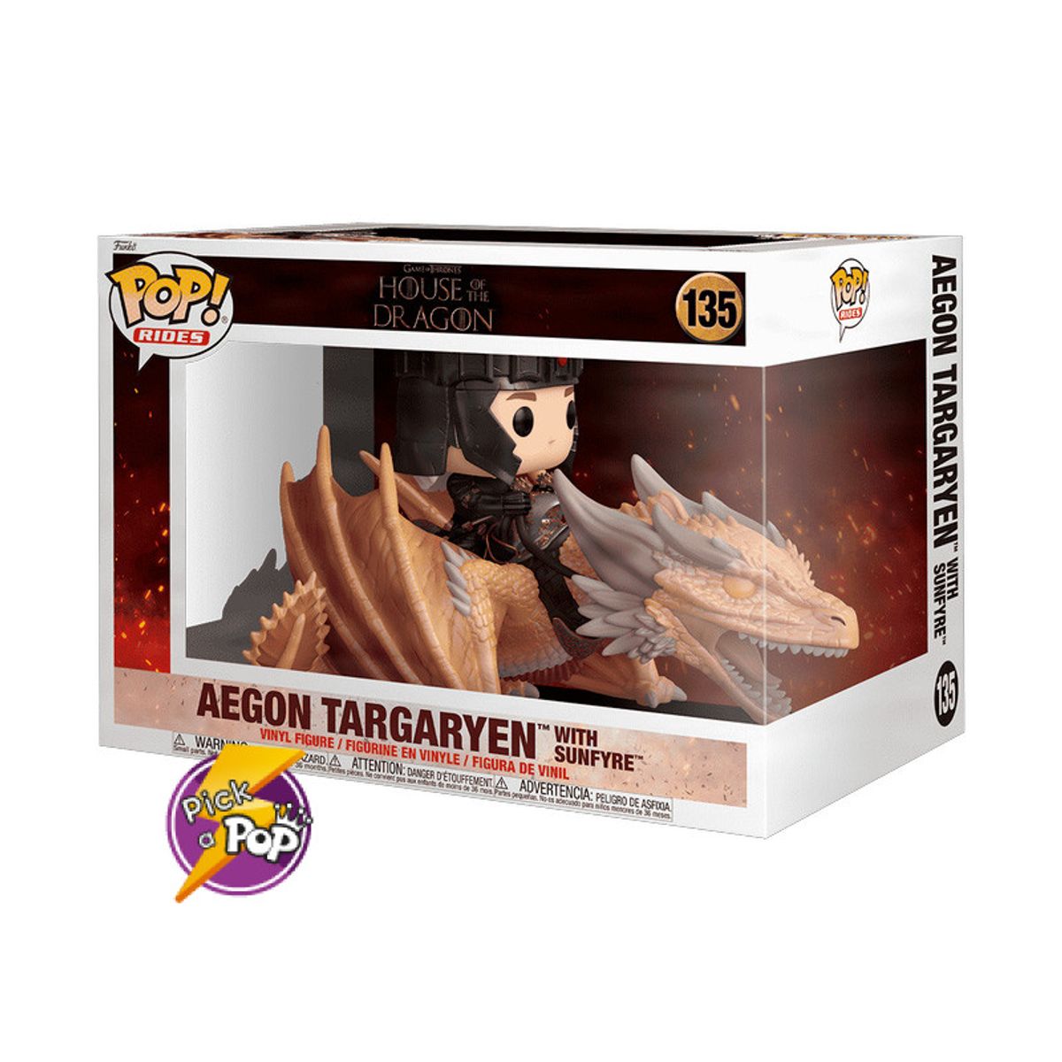 FUNKO - HOUSE OF DRAGON AEGON TARGARYEN WITH SUNFIRE