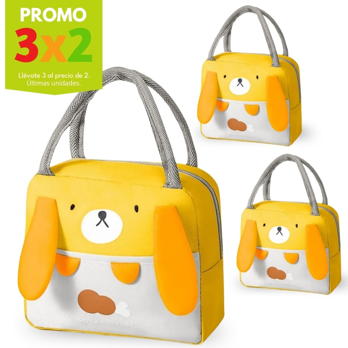 MINARI - Promo 3x2 Lonchera Térmica para Niños Alimentos y Bebidas AM L74