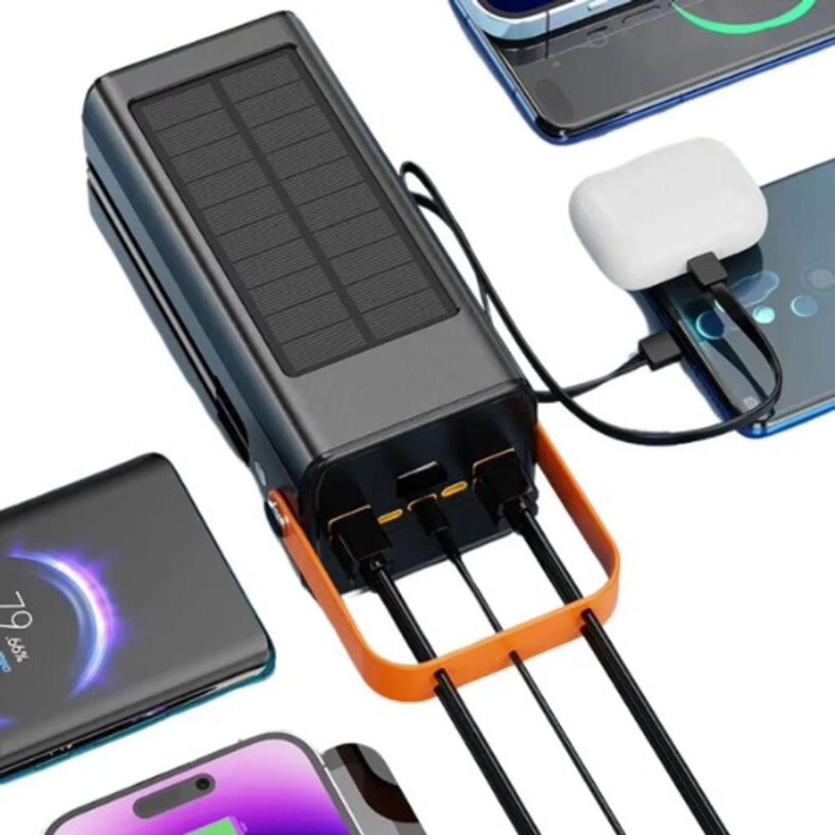 BOSS - Cargador Con Panel Solar 60000mAh Bossney Carga Rápida