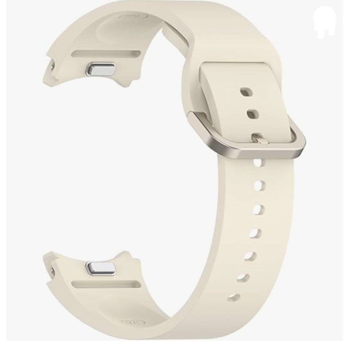 GENERICO - Correa de Silicon para Apple Watch 40mm - Blanco