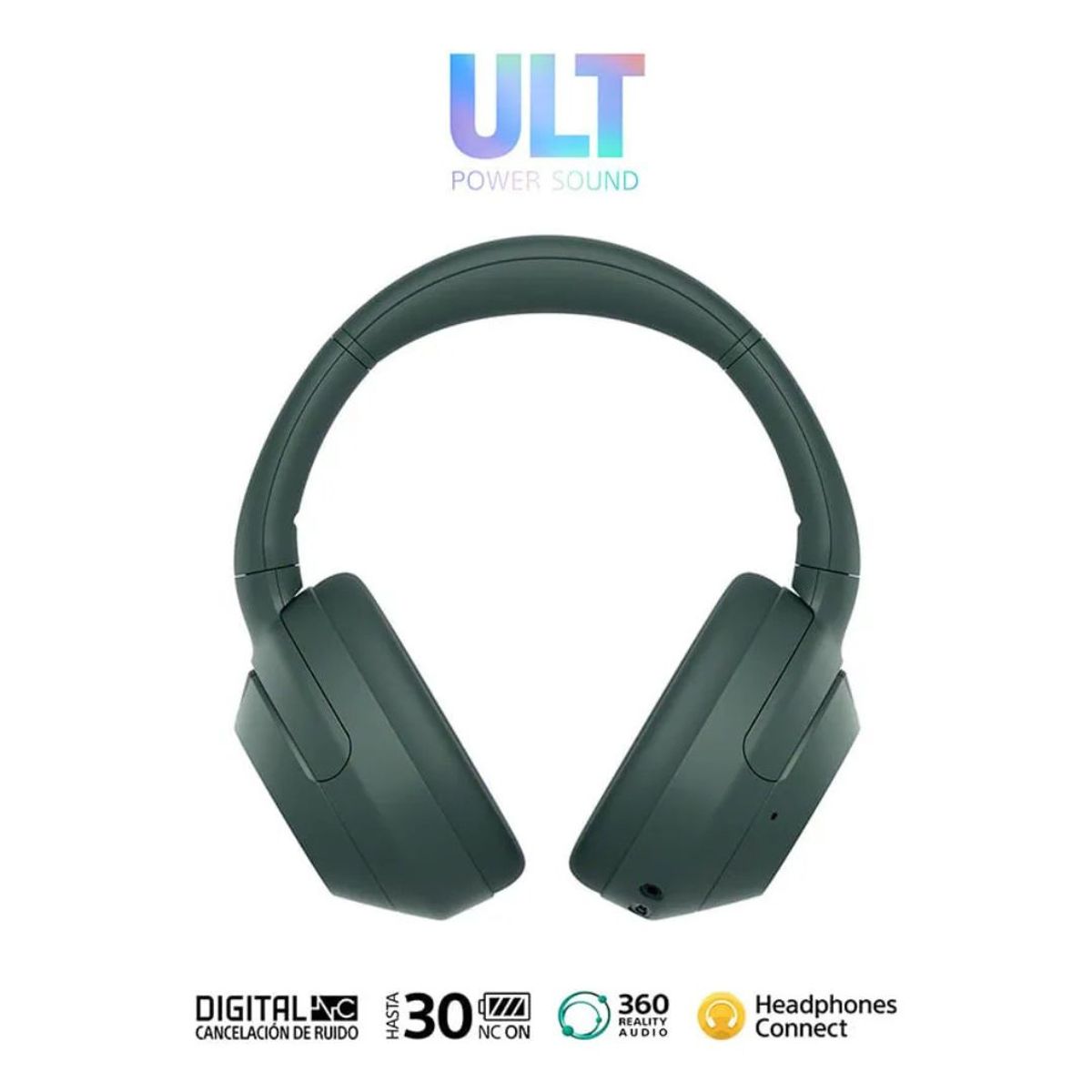 SONY - Sony Audífonos Inalámbricos Wh-ult900 Noise Cancelling Color Verde oscuro