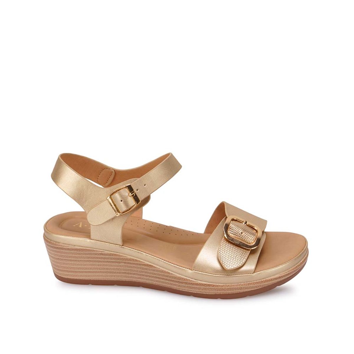 ADV - Sandalia Dorsay Casual ANA-2509 Champagne ADV