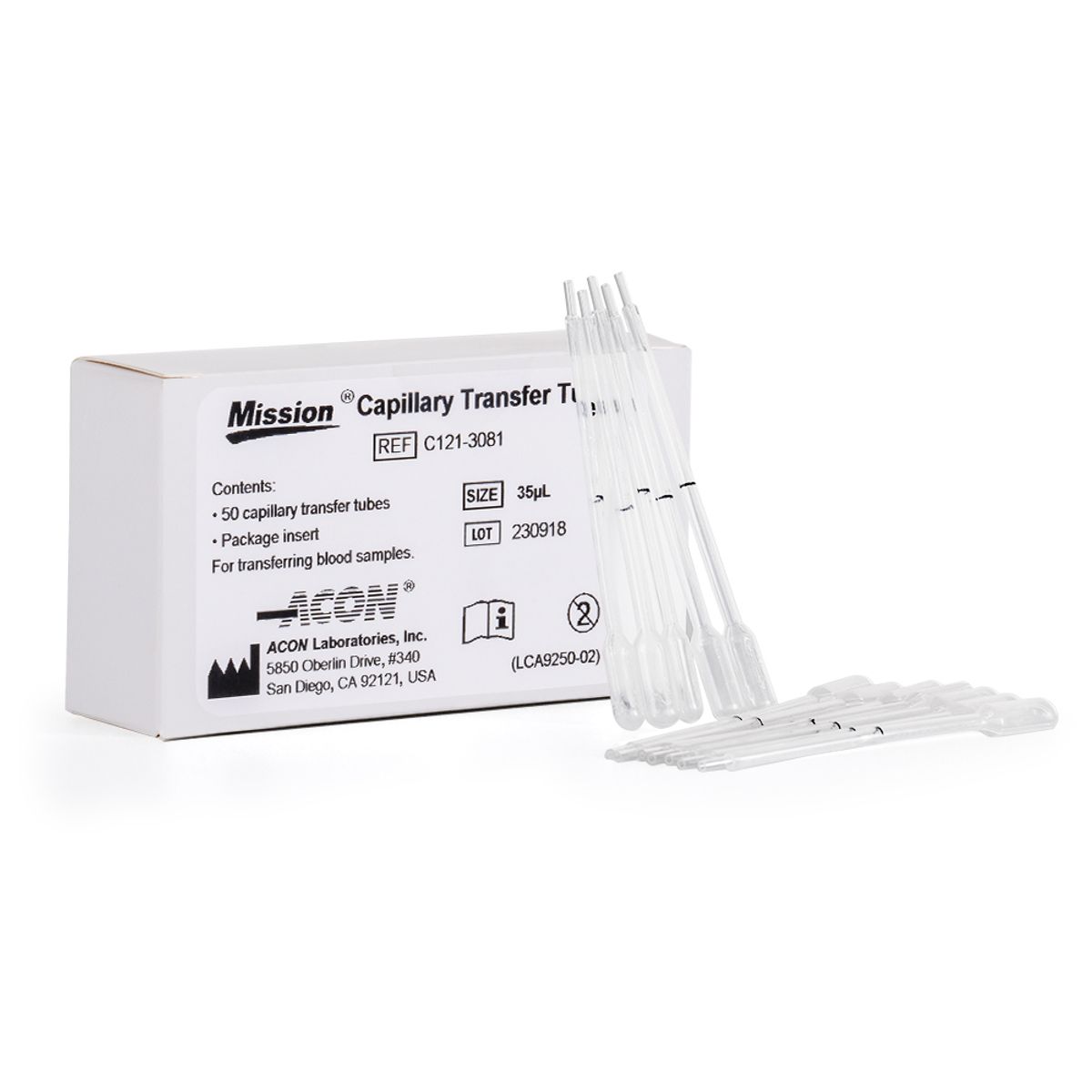 GENERICO - Capilares De Transferencia De 35 Ul Caja 50 Und