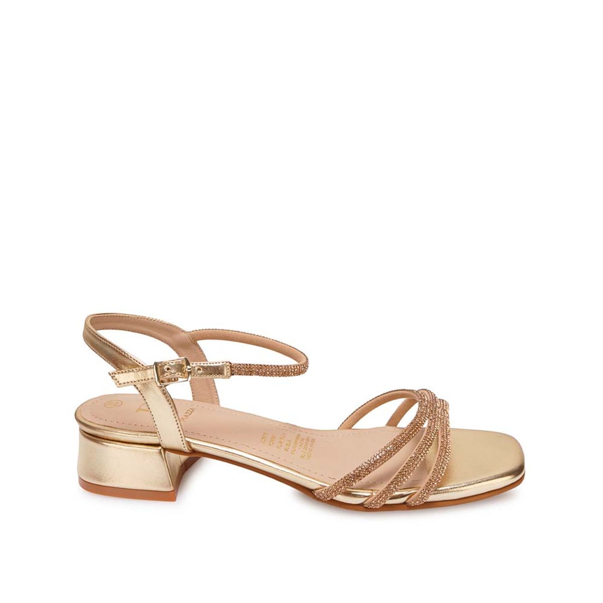 Piazza - Sandalia Dorsay Fiesta DON-2623 Dorado Piazza