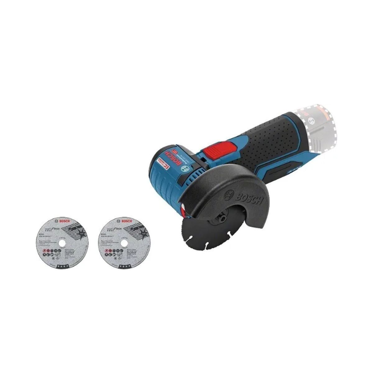 BOSCH - Esmeril Amoladora Inalám 12v Bosch Gws 12v-76 + Bat Y Carg