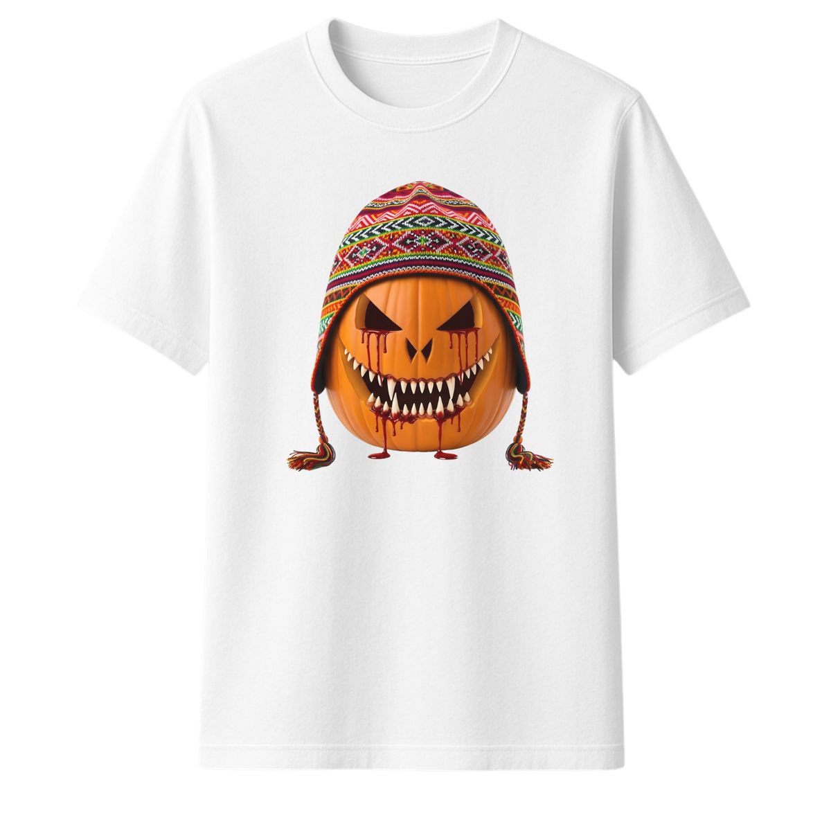 AQUA&MODA - Polo 100% Algodón Estilo Clasico Unisex AquaModa Logo HalloWeen Calabaza  POHWC3