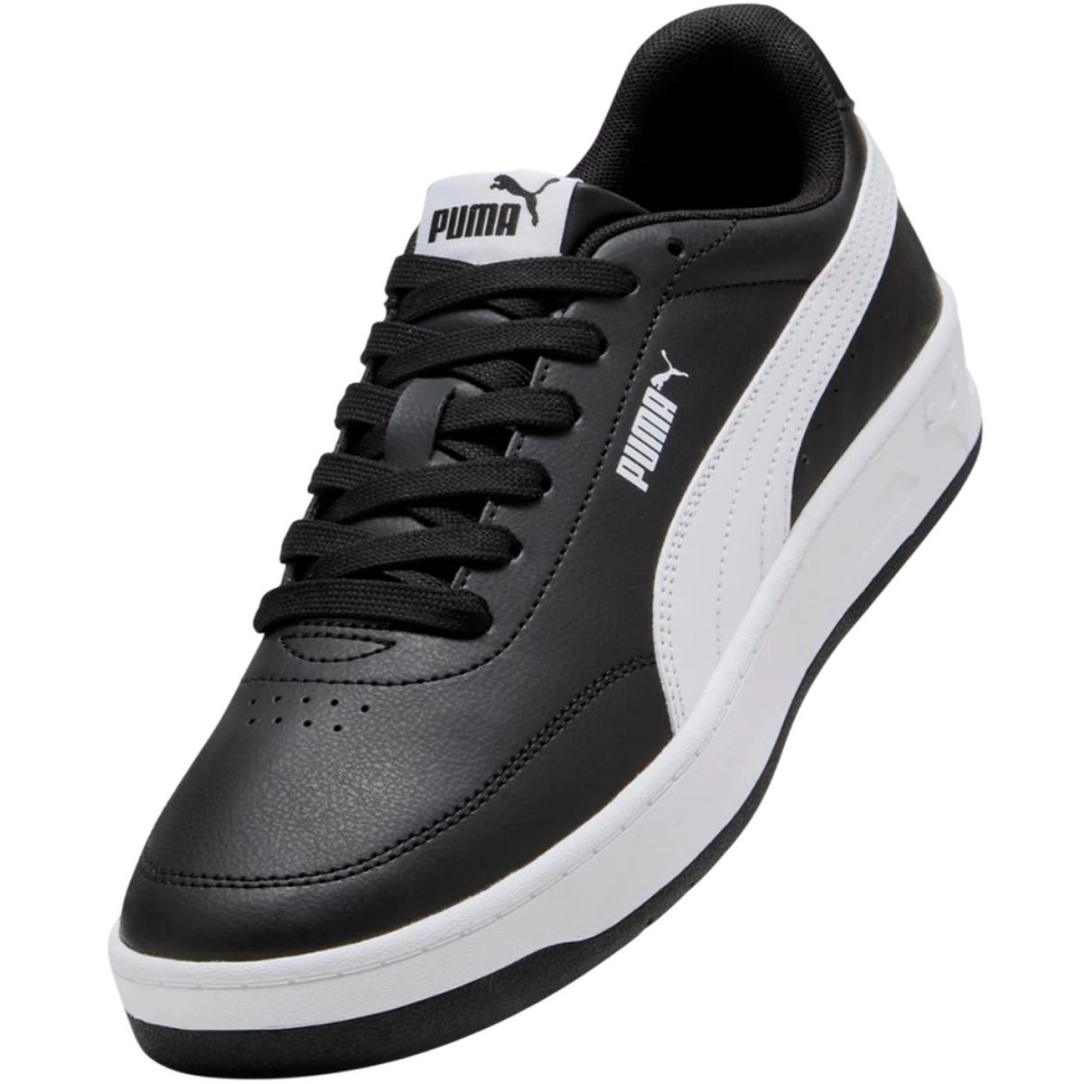 PUMA - Zapatilla Puma Court Classic Clean 402223 14 Negro-Blanco para Hombre