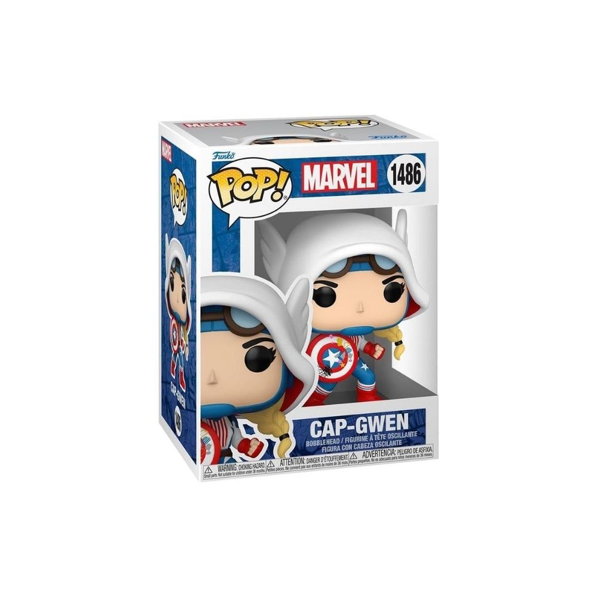 FUNKO - Funko Pop Marvel Spider-Gwen Cap-Gwen