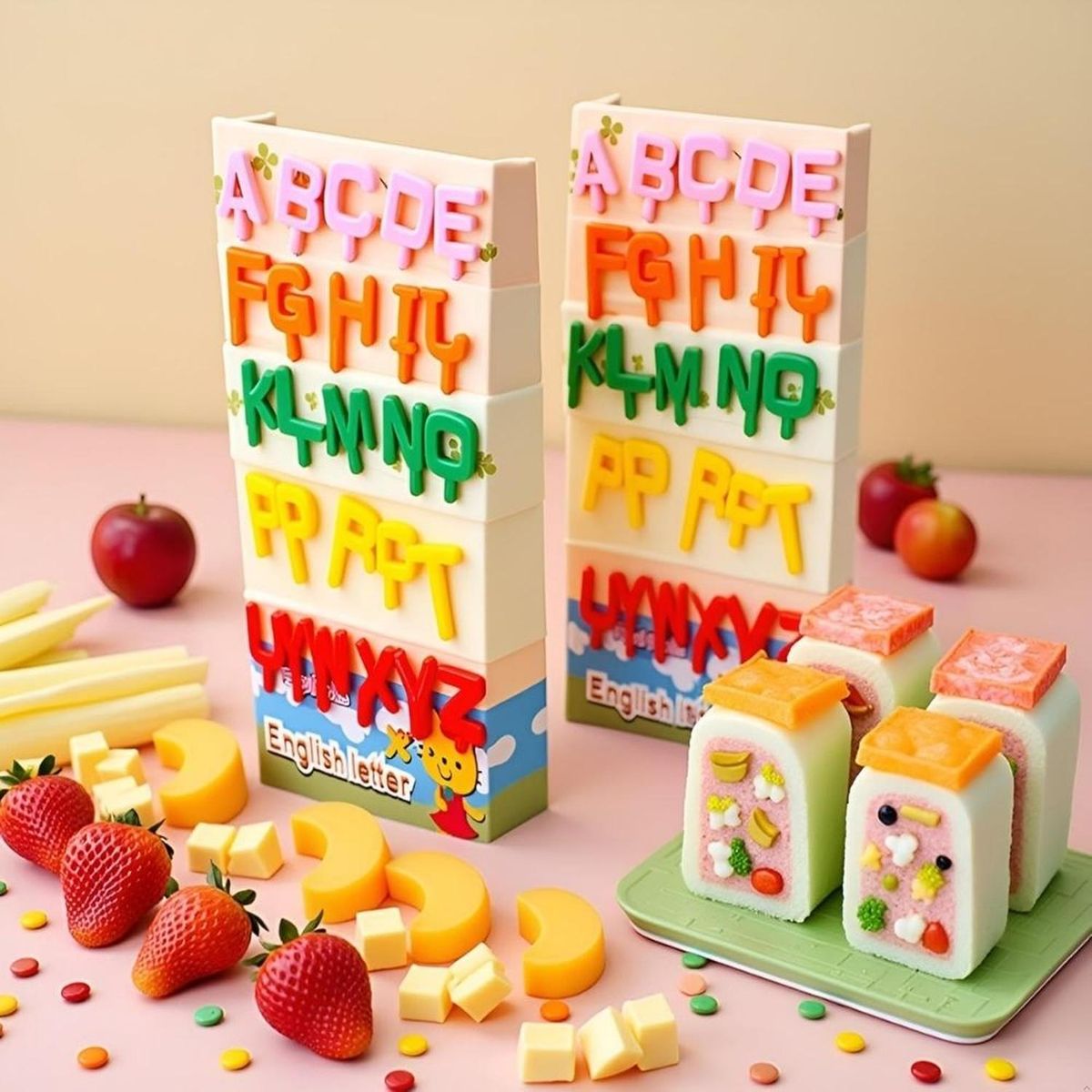 GENERICO - Pickers o Montadientes letras de abecedario - Packx2