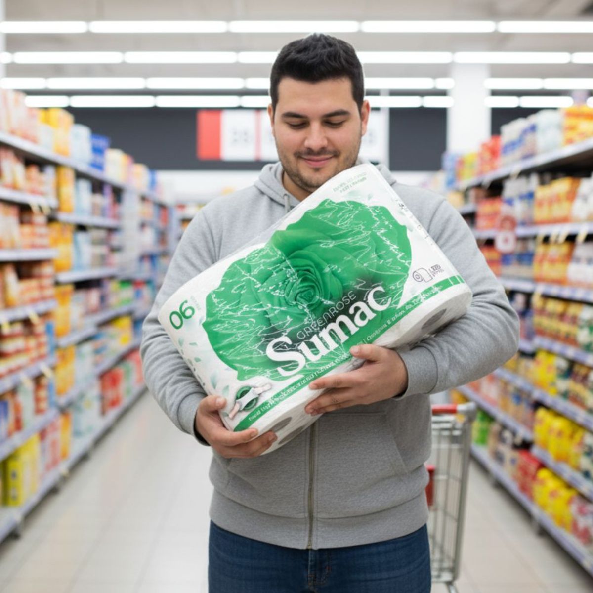 SUMAC - Papel Higienico Jumbo Sumac x6 unidades de 370 Metros liso