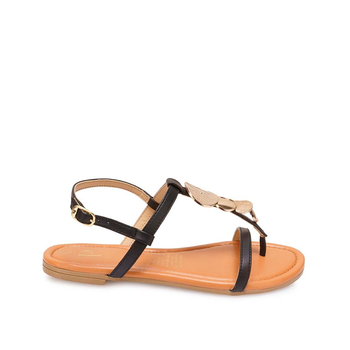Piazza - Sandalia Dorsay Casual CESI-2612 Negro Piazza