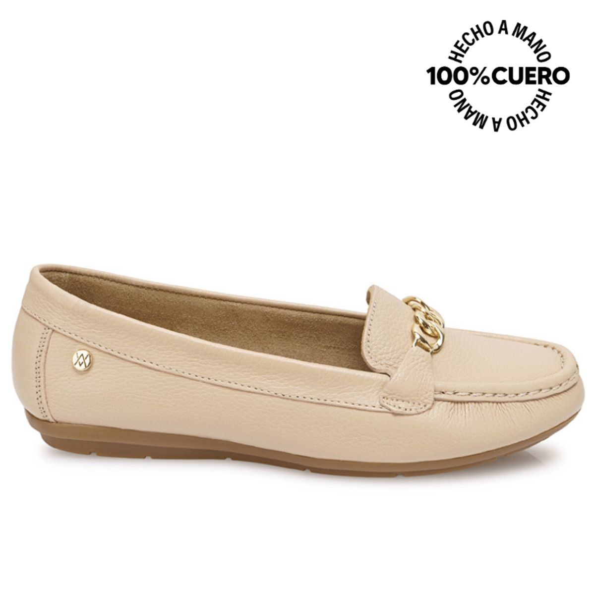 VIALE - Zapato Mocasín Casual CORE-2504 PaloRosa Viale Cuero