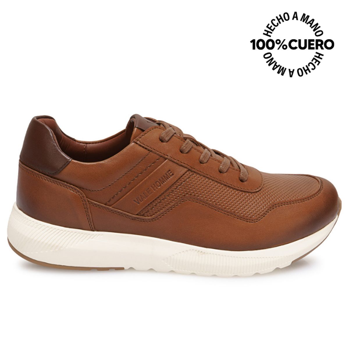 VIALE - Zapatilla Casual JOSE-2603 Toffe Viale Homme Cuero