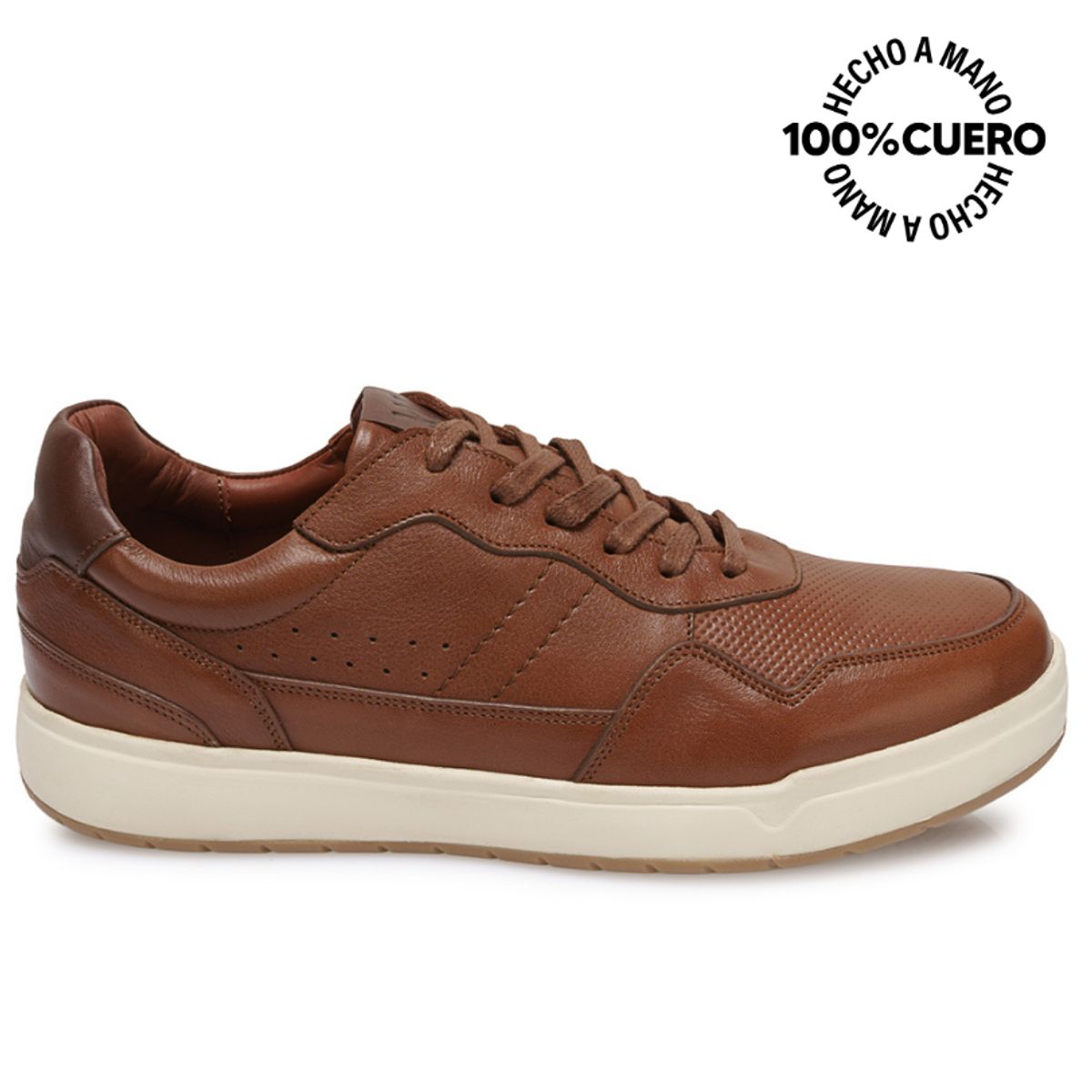 VIALE - Zapatilla Casual JOSE-2606 Toffe Viale Homme Cuero