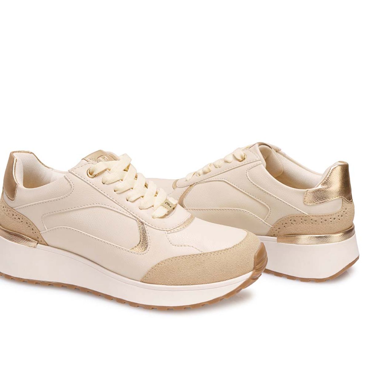 Piazza - Zapatilla Casual NORA-2602 Hueso Piazza